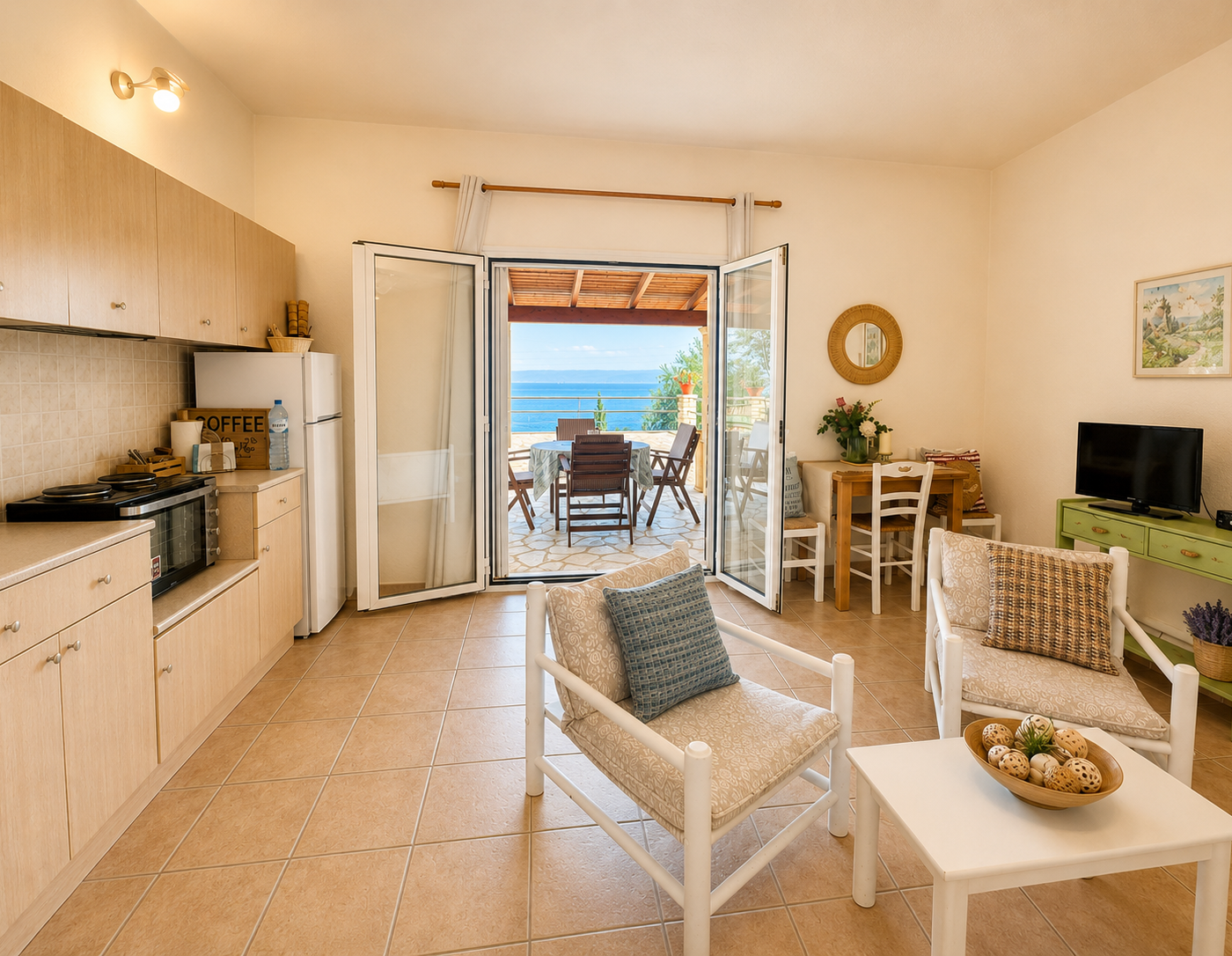 Gaios Sea View Terrace Apartment No.2